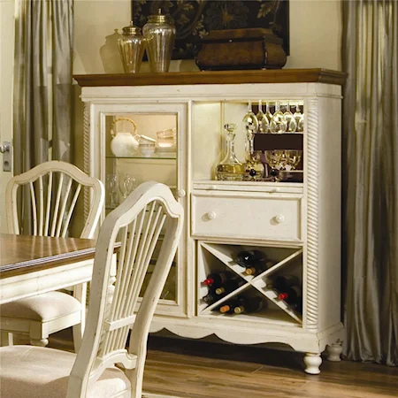 Bar Cabinet with Wine Rack